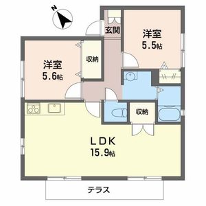 高岡ハイツ１・２・３． 2105号室