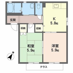 メゾン元町Ａ・Ｂ B102号室