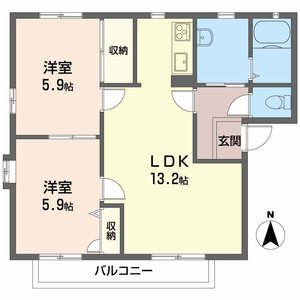 Ｒａｉｎｂｏｗ　Ｈｅｉｇｈｔｓ 0101号室