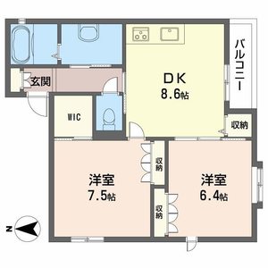 シャーメゾン田川北 A202号室