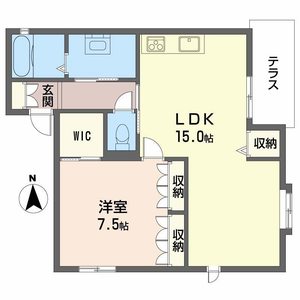 シャーメゾン田川北 A102号室
