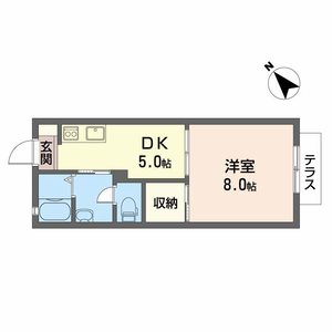 ディアコート豊中Ⅰ．Ⅱ B101号室