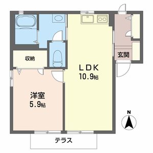 ハイツデュオＡ棟・Ｂ棟 A101号室