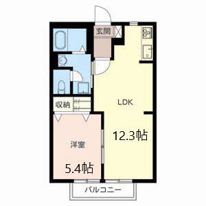 シャーメゾン北春日丘　Ｂ棟 0102号室