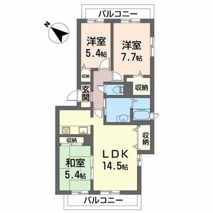 第５レジデンスオクノ藤が丘 0301号室