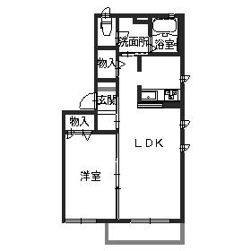 ブールバール　福町　Ⅰ号館 A201号室
