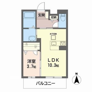シャーメゾン　ミーシャ 0302号室