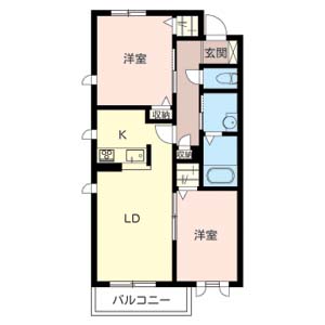 シャーメゾン香里ヒルズ B203号室