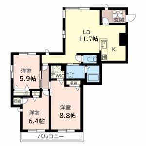 ガーデンコート 0303号室