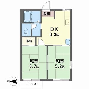 タウニィ・ほととぎす 0103号室