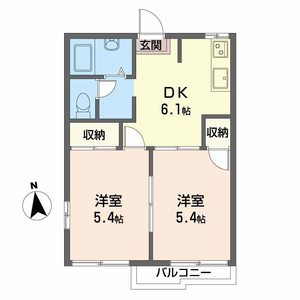 タウニィほととぎす亀岡 0203号室