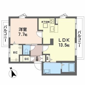 ＷＥＳＴ　ＨＩＬＬⅡ 0105号室