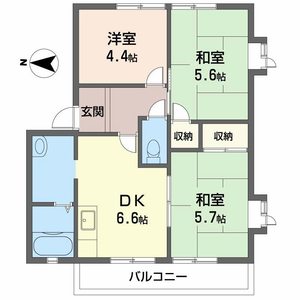 ジュネローザ宝ヶ池 0201号室