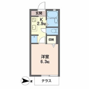 ハイツＫＯＵＮＡＮ 0105号室