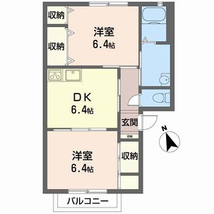 フラッツ北山 0202号室