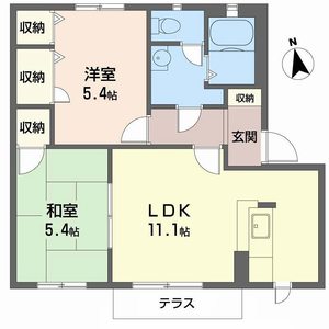 アイリス西の口 A102号室