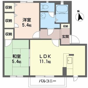 アイリス西の口 A202号室