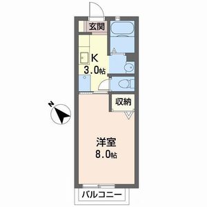 グランシ－ド衣笠 0203号室