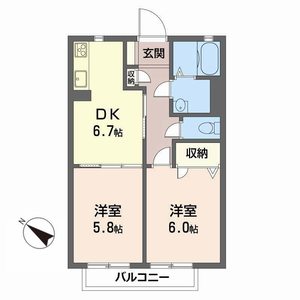 シャーメゾン香音　Ⅰ番館・Ⅱ番館 2202号室