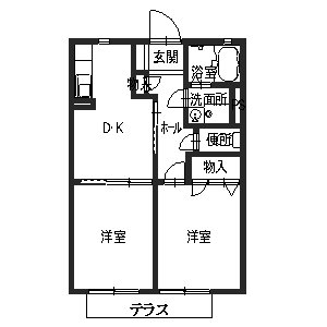 シャーメゾン香音　Ⅰ番館・Ⅱ番館 2103号室