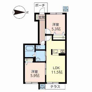 シンハイム 0102号室