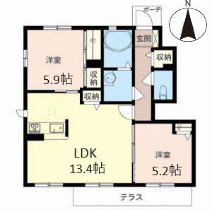 シャーメゾン丸豊 0101号室