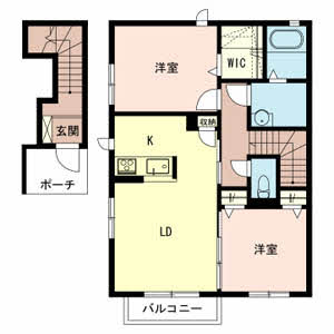 ＷＥＳＴ　ＳＩＤＥ（ウエスト　サイド） B201号-2
