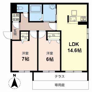 ブルーム　コートA103-2