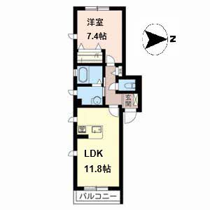 エスペランサ・北田辺 0201号-2