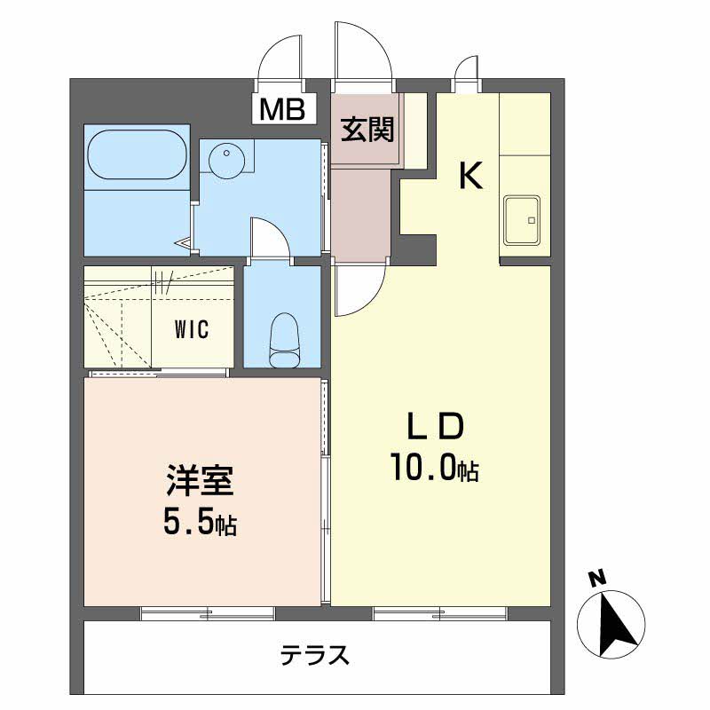 テラス新中通 0102号-16