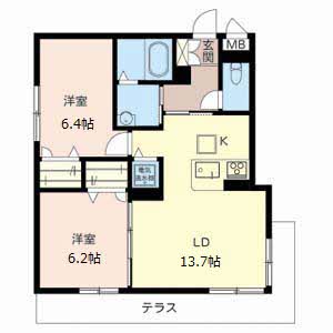 シャーメゾン垂水 A105号-2