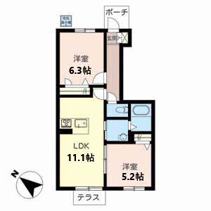 プルミエ－ル豊野 0102号-14