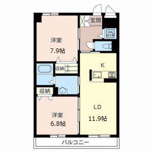 シャーメゾン大久保駅前 0305号-2