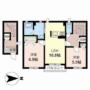 ｌａ　ｐｏｒｔｅ　向ヶ丘 0202号-2
