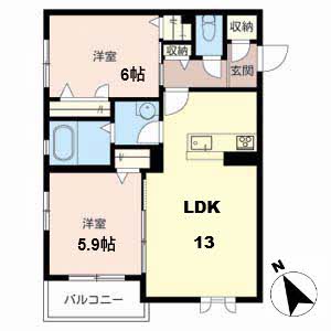 シャーメゾン愛 0201号-13