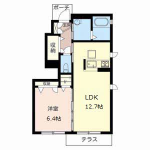 ＣＯＵＲＴ六石町 A101号-2