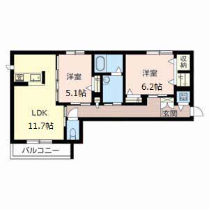 シャーメゾン　アヴニール A305号-2