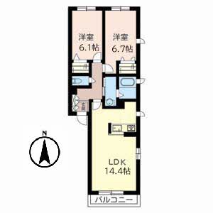 ハピネ 千里山 0202号-2