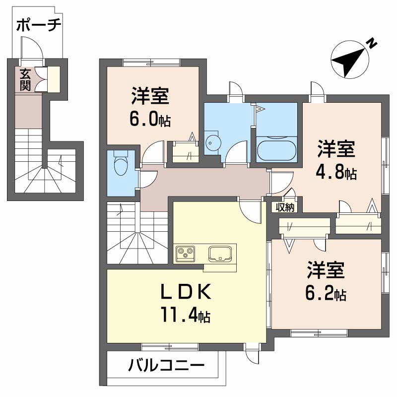 シャーメゾン黒田ＴＭⅢ 0201号-2