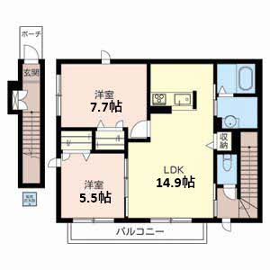 メイプルハイツ　Ⅱ 0207号-13