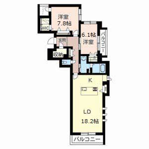 シャーメゾンガーデンズ芦屋平田町 0301号-2