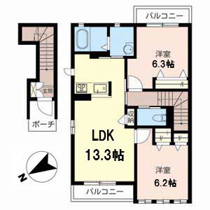 シャーメゾンサライⅠ0201-2