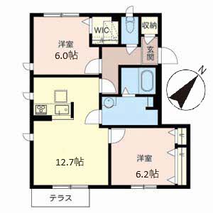 シャーメゾンうぐいす台Ⅱ B101号-16