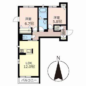 シャーメゾン吉祥院 A205号-16