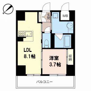 コーストヒルズ 1005号-2