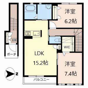 Ｇｒａｄｉｔｏ相楽Ａ棟 A203号-15
