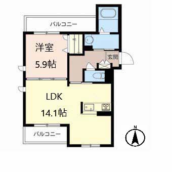 シャーメゾン　アブニール　緑地0203-2