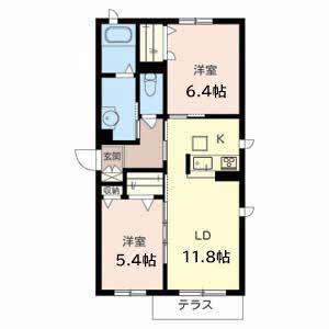 シャーメゾン石橋 0102号-5