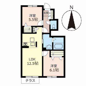 シャーメゾン富野荘 0105号-2