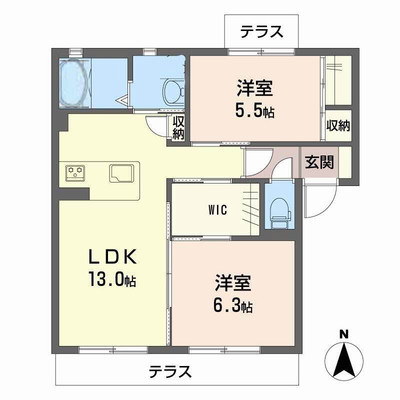 シャルマン　ワイキューブ B101号-2